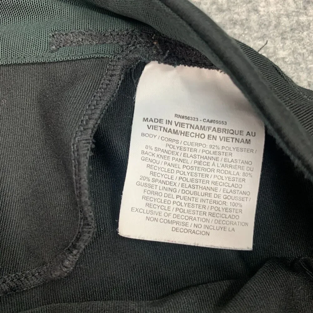 Nike Power Flash Essential Tight Women M Medium Ankle Zip Reflective Dri Fit